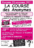 sortie Course des Anonymes au profit des restos du coeur photo de la sortie Course des Anonymes au profit des restos du coeur