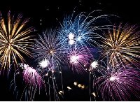 sortie Pont scorff. Marché de Noël, feux d'artifice photo de la sortie Pont scorff. Marché de Noël, feux d'artifice