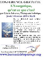 photo de la sortie l'Energ&eacute;tique qu'est ce que c'est?