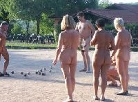 photo de la sortie P&eacute;tanque &agrave; POIL ou HABILLE