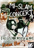 photo de la sortie 5&egrave;me soir&eacute;e Mi-Slam / Mi-Concert au Relax Bar